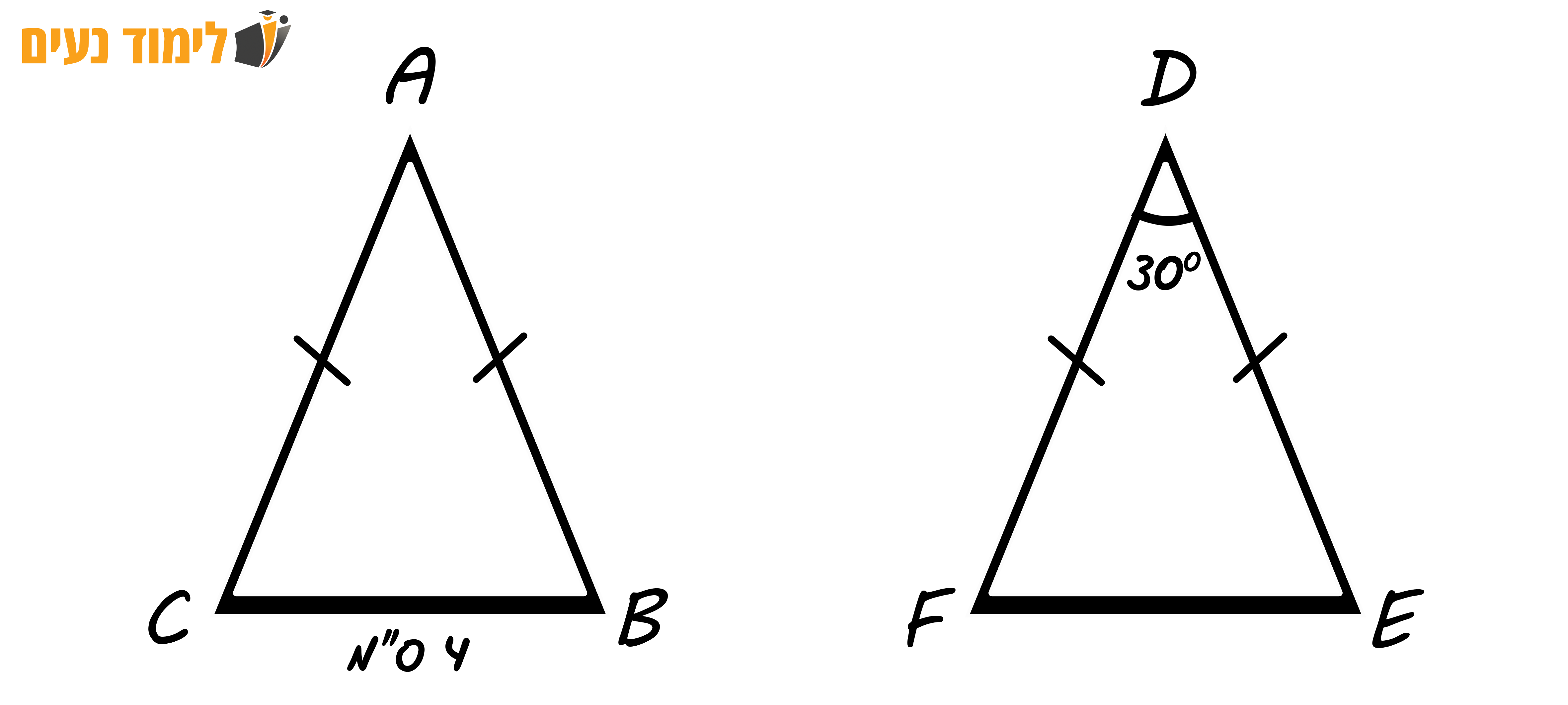 חפיפה במשולש שווה שוקיים