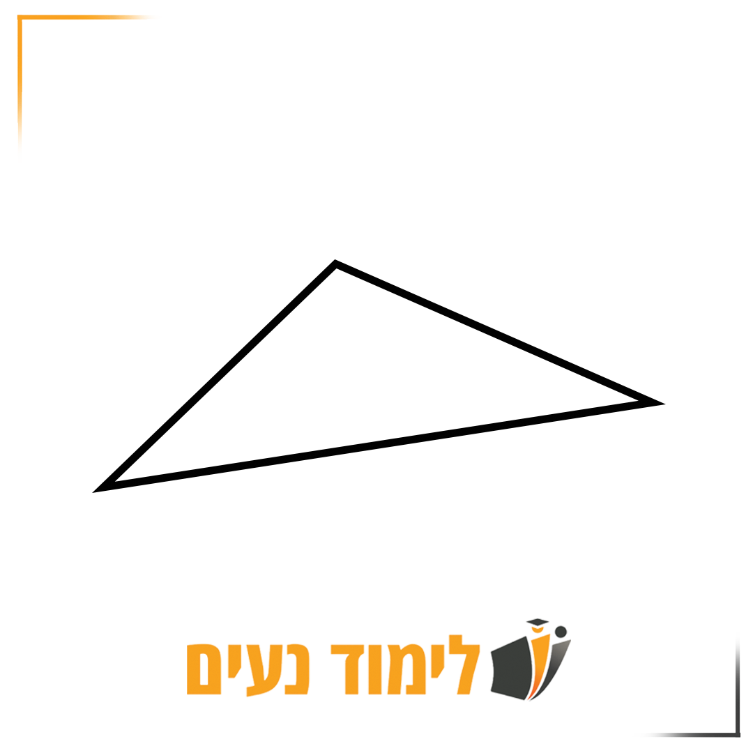 משולש שונה צלעות - בלי מאפיינים מיוחדים