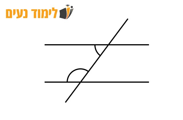 זוויות חד צדדיות - תרגיל 01 - שרטוט 01