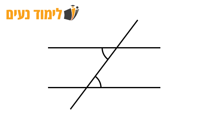 זוויות חד צדדיות - תרגיל 01 - שרטוט 03