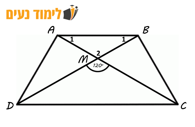 זוויות קודקודיות - תרגיל 03