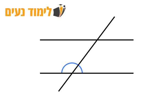 זוויות צמודות - תרגיל 01 - שרטוט 02