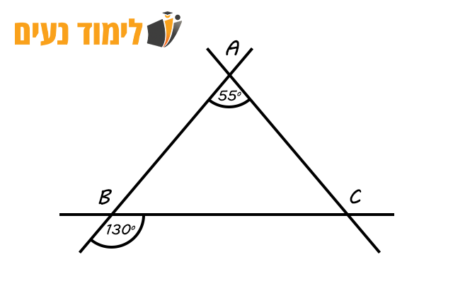 זוויות צמודות - תרגיל 02