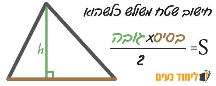 נוסחת חישוב שטח משולש כלשהוא